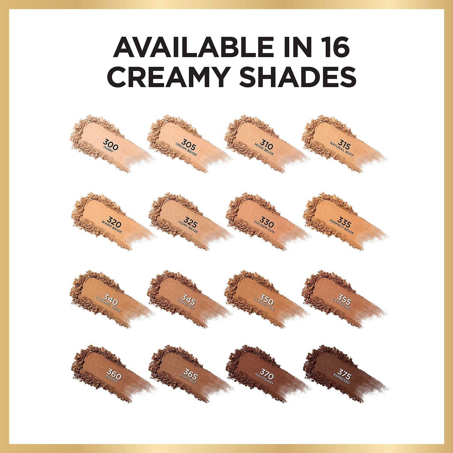 L'Oreal Paris Age Perfect Creamy Powder Foundation Compact With a Ceramide Anti-Oxidant Complex and Minerals Available in 16 Creamy Shades, 0.31 oz.