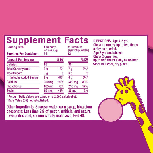 Pepto Kids Gummies, Helps Relieve Occasional Upset Stomach, Acid Indigestion, Sour Stomach and Heartburn, 72 Total (3 Packs of 24)