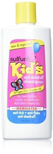 Sulfur 8 Kids Medicated Anti Dandruff Shampoo, 7.5 Ounce