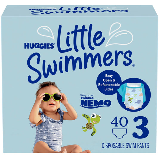 Huggies little swimmers printed swin pants baby