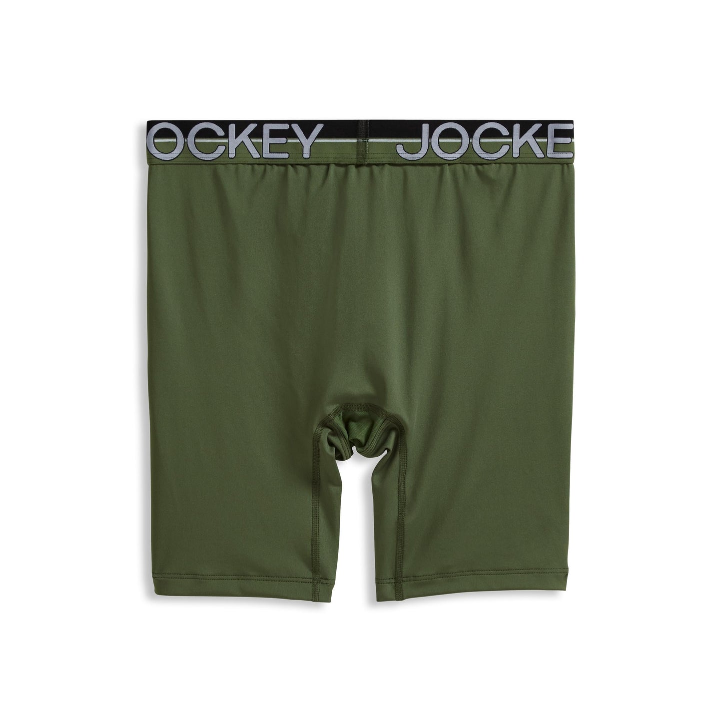 Jockey Men's Underwear Infinite Cool Microfiber Stretch 8" Long Leg Boxer Brief - 3 Pack