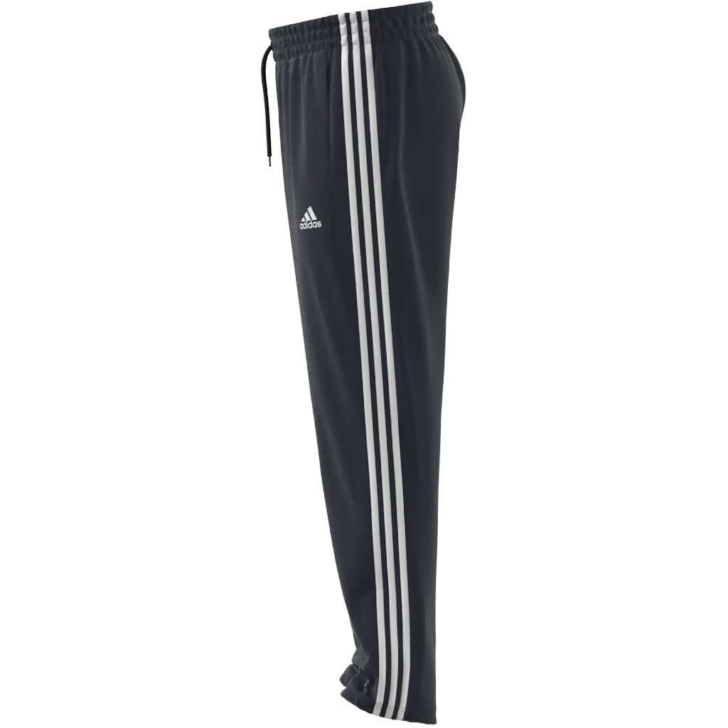 adidas Mens Aeroready Essentials Elastic Cuff Woven 3-Stripes Pants Casual Comfort Technology - Black