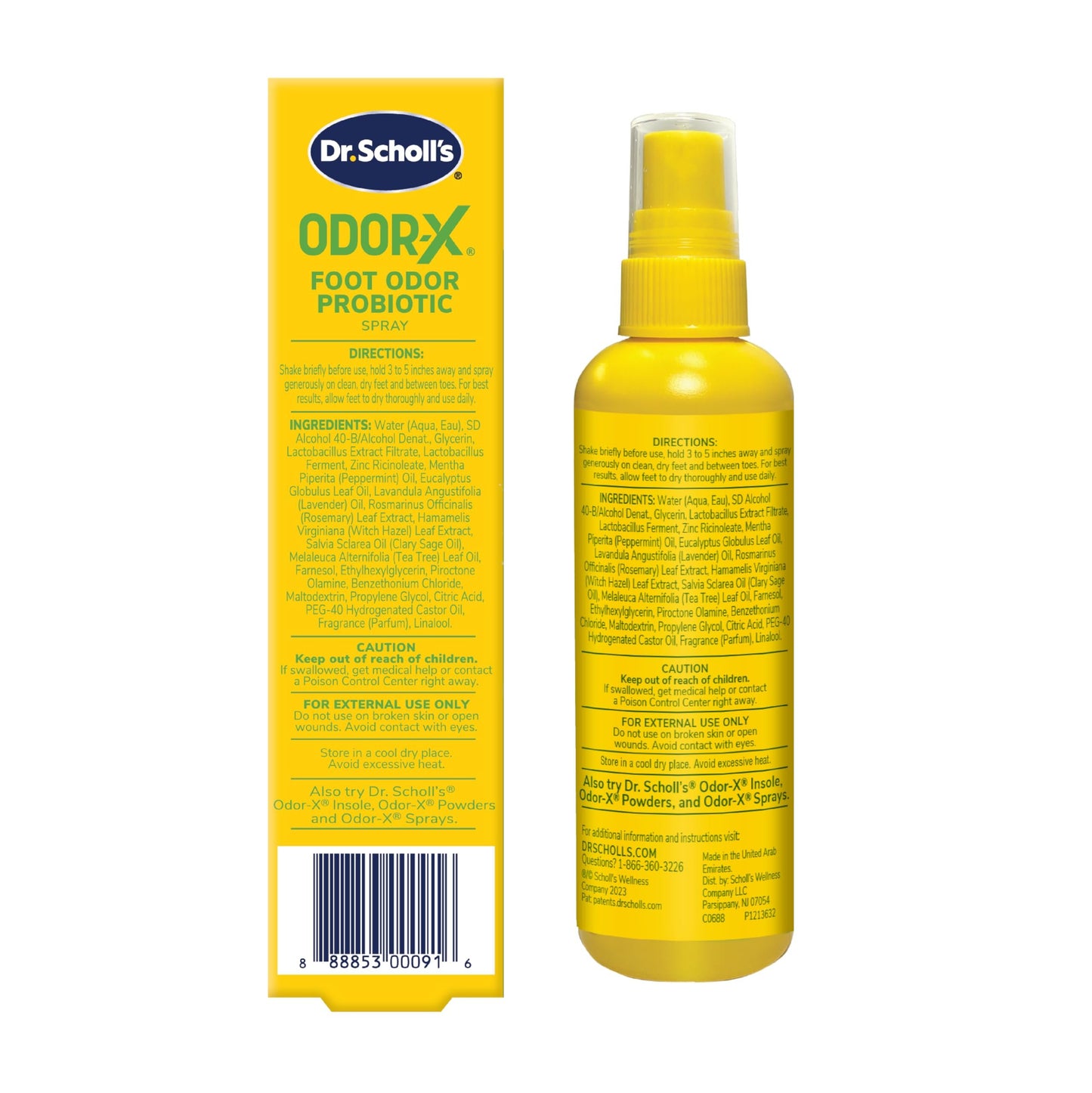 Dr. Scholl's Probiotic Foot Spray 4oz