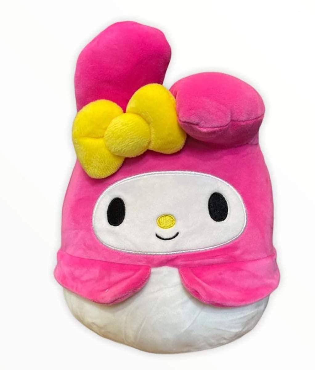 Squishmallows Official Kellytoy Sanrio Squad Squishy Stuffed Plush Toy Animal (My Melody, 7 Inches)