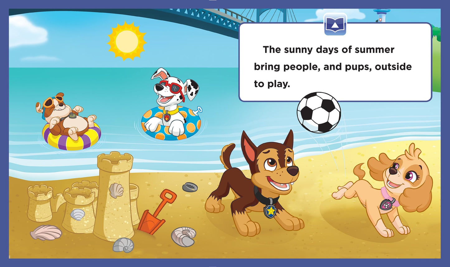 Nickelodeon Paw Patrol Chase, Skye, Marshall, and More! - Me Reader Electronic Reader and 8 Sound Book Library - PI Kids