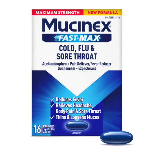 Mucinex Fast-Max Severe Congestion & Cough Medicine for Adults