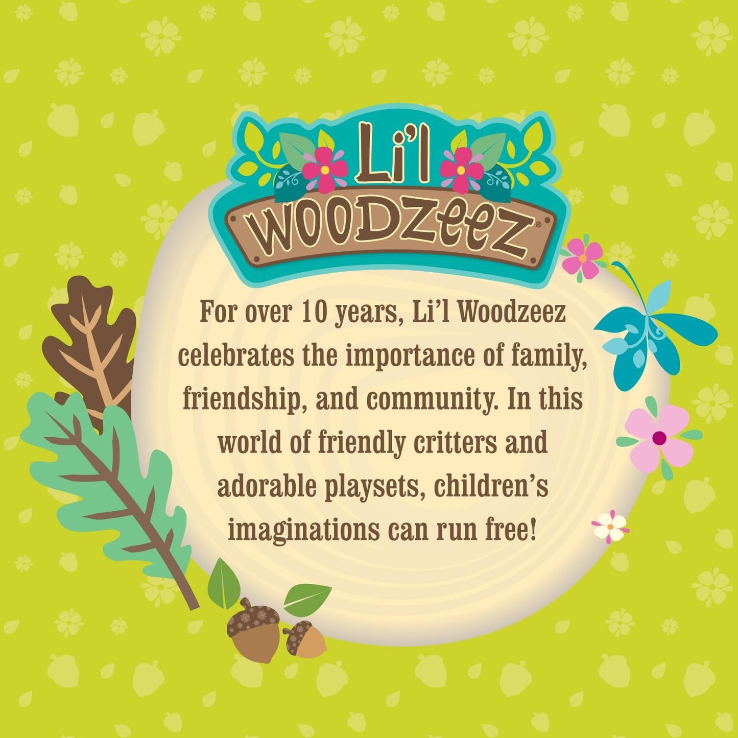 Li’l Woodzeez Outdoor & Activity Playsets – Picnic, Garden, Lemonade Stand, Babysitter & Boating – Animal Figures, Mini Accessories & Pretend Play Toys for Kids Age 3+