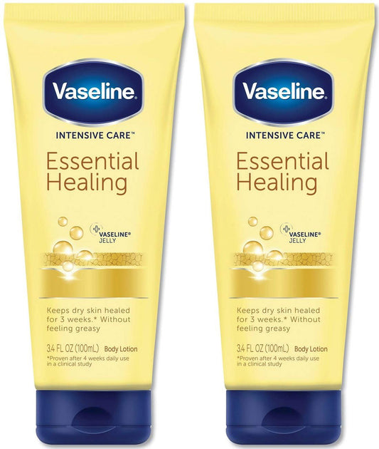 Vaseline Intensive Care Essential Healing Lotion 3.4 Ounce Pack of