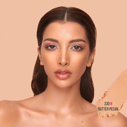 HUDA BEAUTY #FauxFilter Skin Finish Buildable Coverage Foundation Stick 330N Butter Pecan