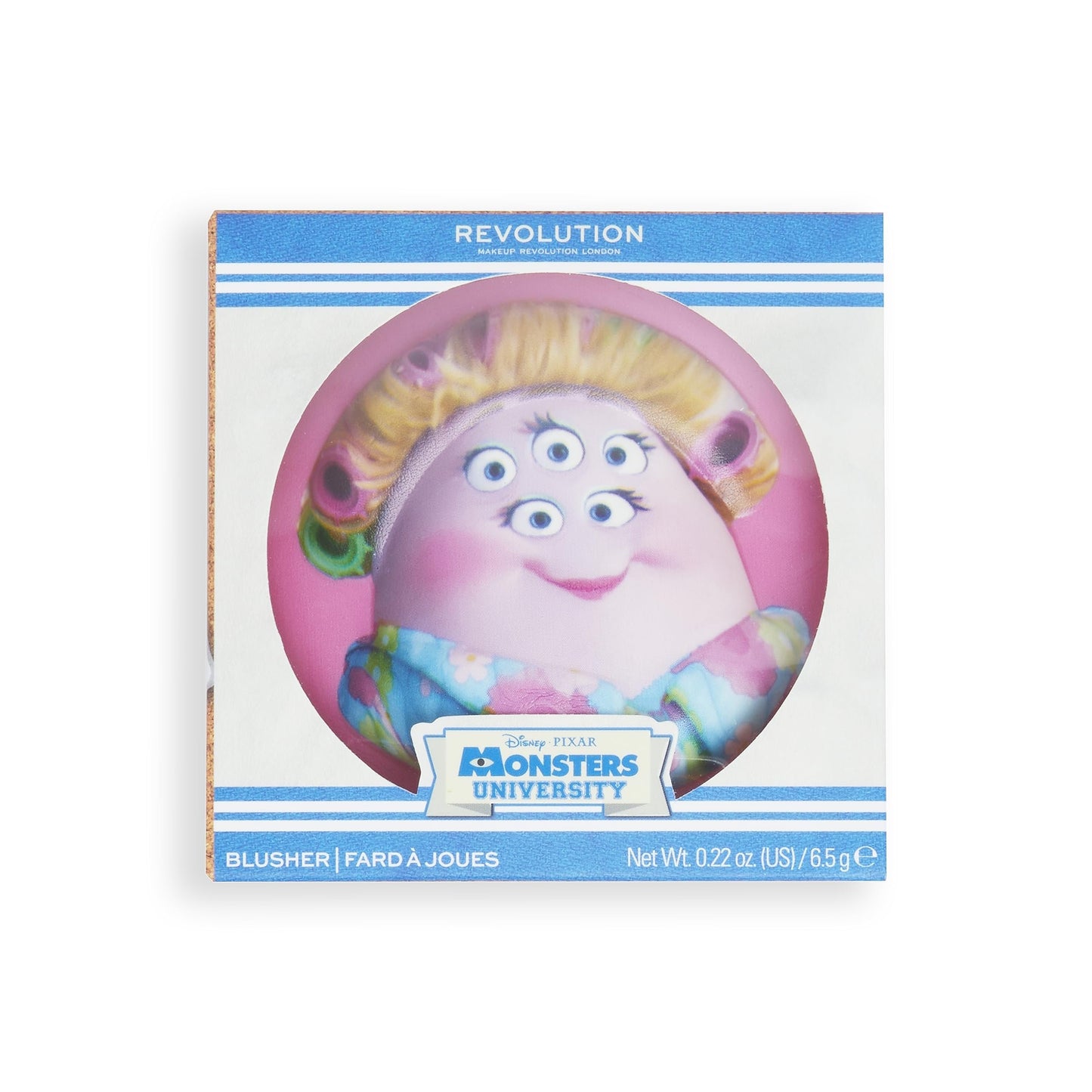 Revolution x Monsters University Mrs. Squibbles Creme Blusher 0.22 oz (6.5g), Pinch Me Pink