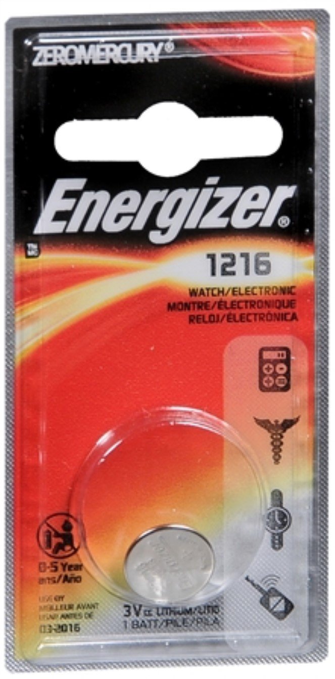 Energizer Watch/Electronic Battery 3 Volt 1216 1 Each (Pack of 11)