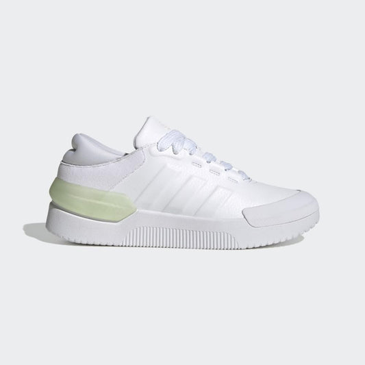 adidas Women's Court Funk Shoes, Cloud White/Cloud White/Zero Metalic, 8.5