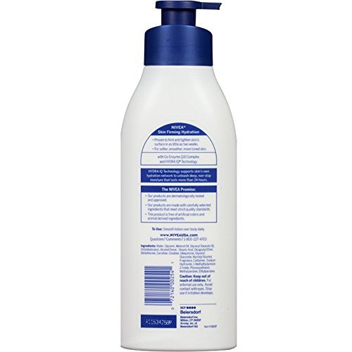NIVEA Skin Firming Hydration Body Lotion 16.9 oz (Pack of 4)