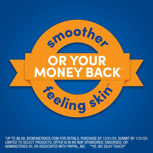 BIC EasyRinse Anti-Clogging Men's Disposable Razors for a Smoother Shave