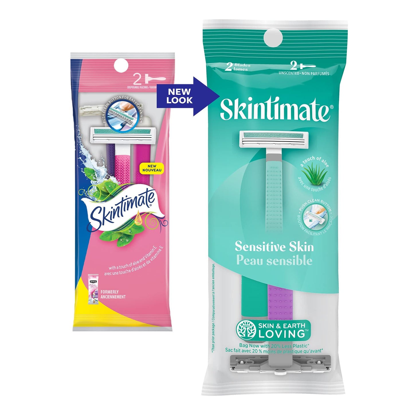 Skintimate Twin Blade Disposable Razors for Women