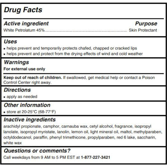 ChapStick Lip Balm Strawberry 0.15 oz (Pack of 10)