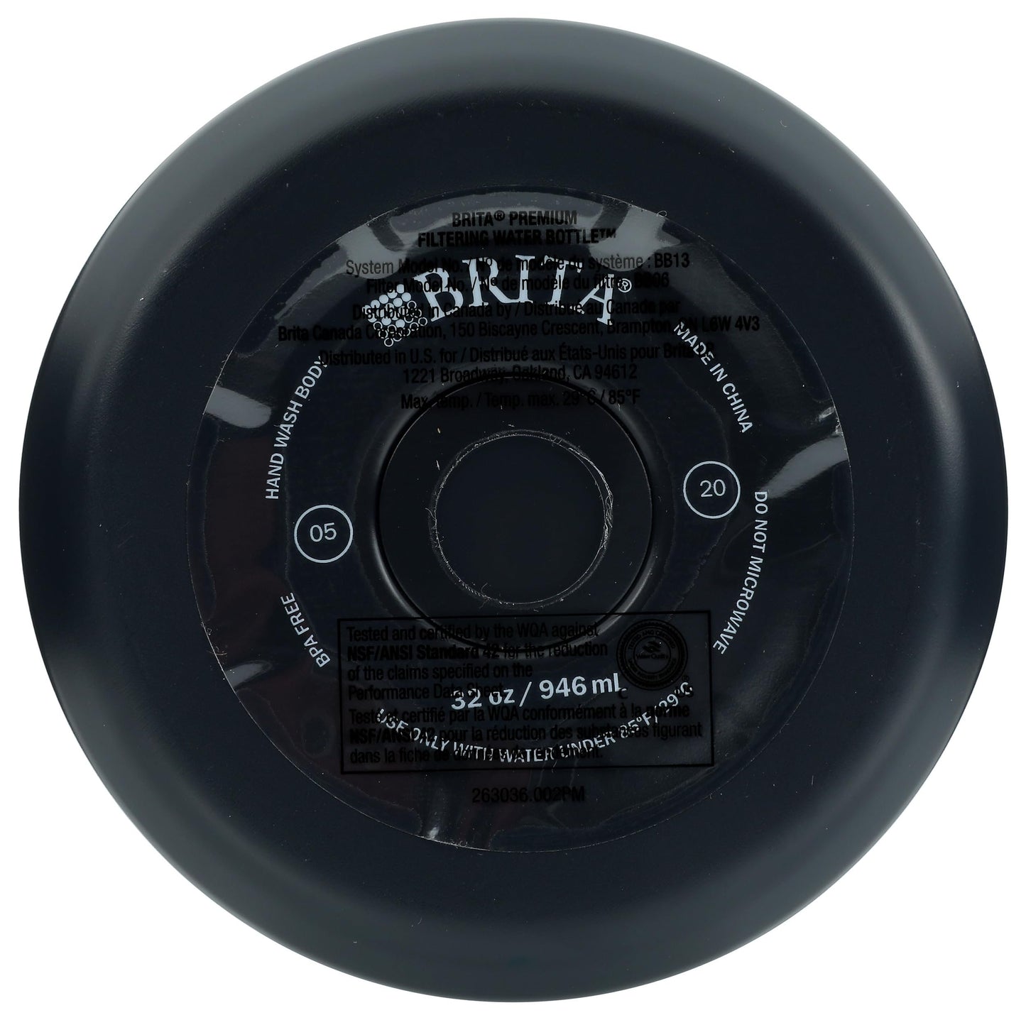 BRITA Brita Stainless Steel Water Bottle with Filter Carbon 32oz, 1 EA