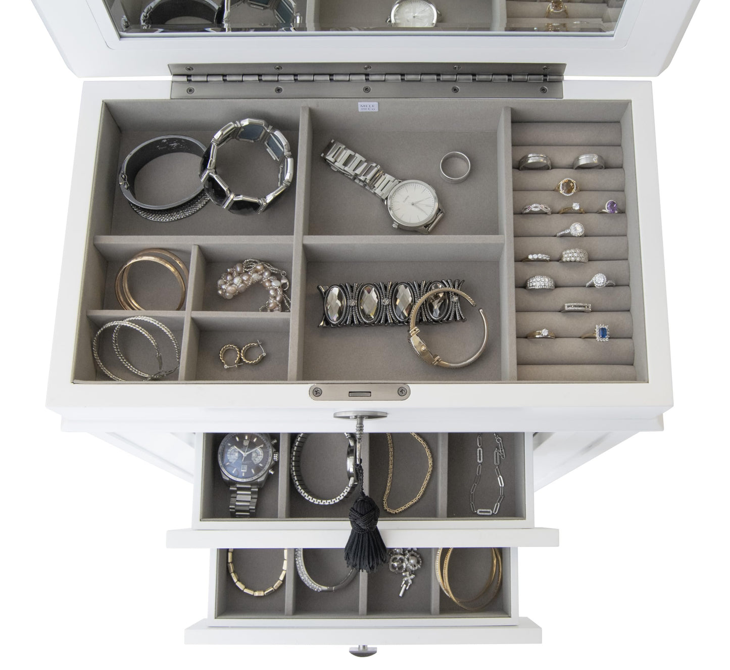 Mele and Co Olympia Armoire in White