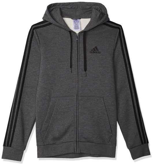 adidas Men's Essentials Fleece 3-Stripes Full-Zip