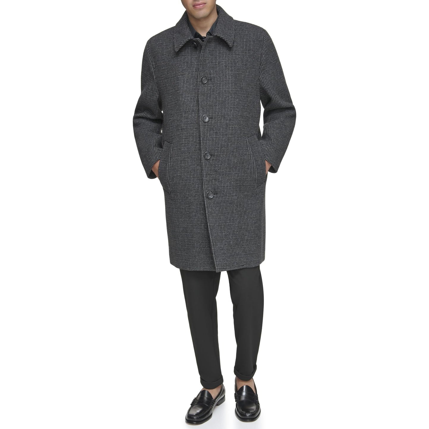 Andrew Marc Men's Wool Coat-Mid and Full Length