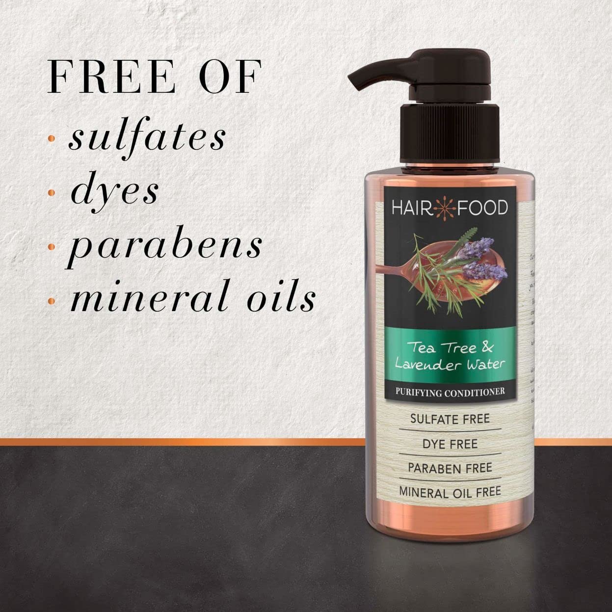 HAIR FOOD Tea Tree & Lavender Water Hair Conditioner 10.1 fluid Ounce (300ml)