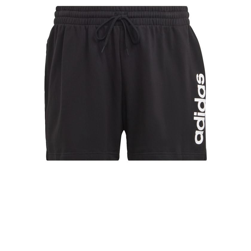 adidas Women's Plus Size Essentials Linear French Terry Shorts