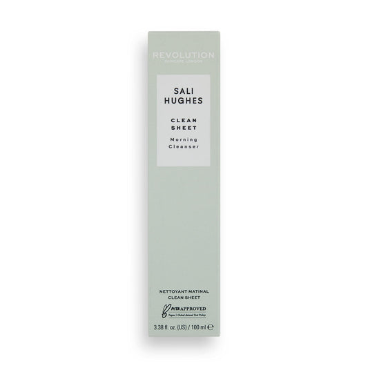 Revolution Skincare London X Sali Hughes, Clean Sheet Morning Face Cleanser, 100ml