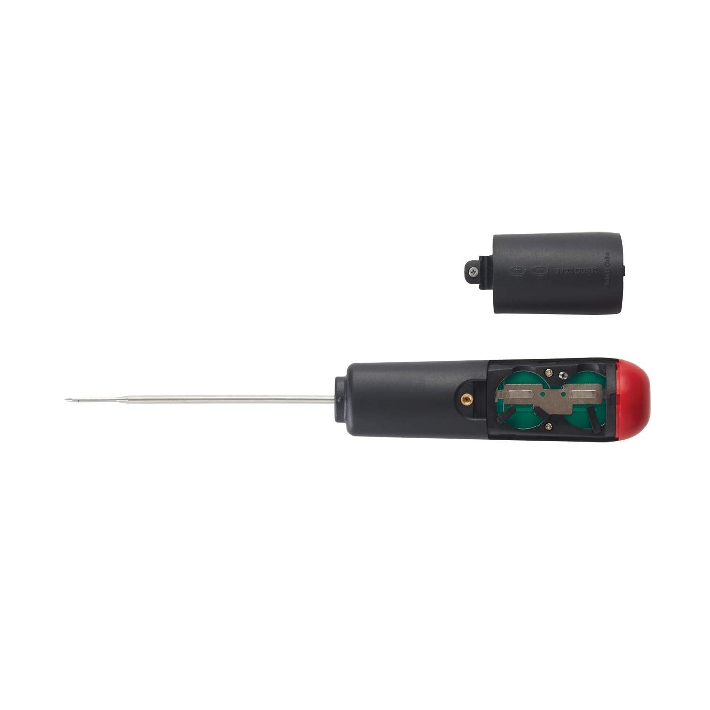 Taylor Digital Bright LED Display Instant Read Meat Food Grill BBQ Kitchen Cooking Thermometer with Protective Sleeve, Black