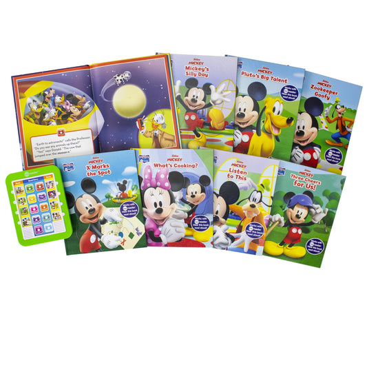 Disney Mickey Mouse - Me Reader Electronic Reader and 8 Sound Book Library - PI Kids