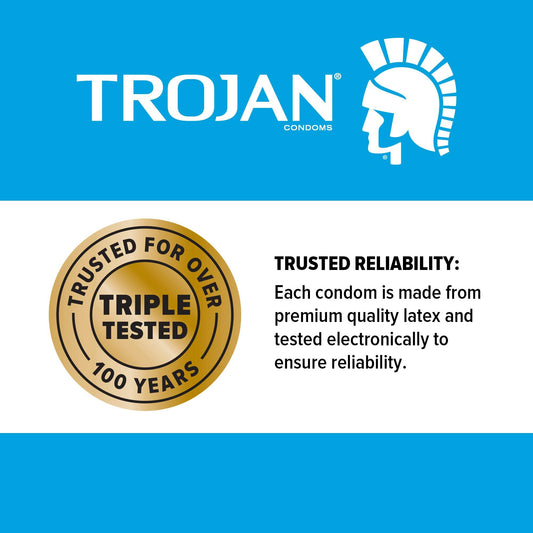 Trojan Bareskin Premium Thin Lubricated Condoms - 10 Count