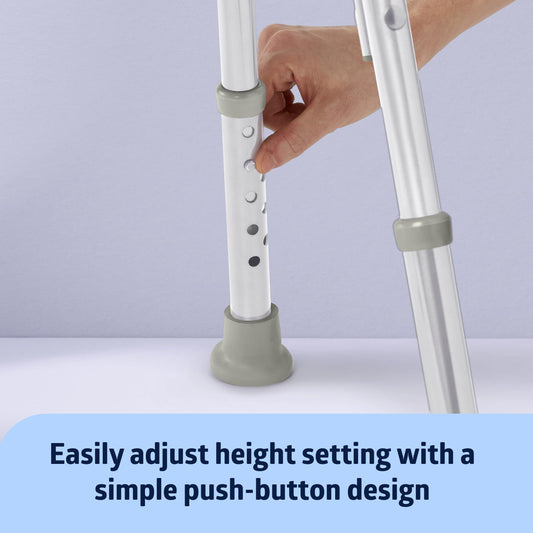 Medline Tub Transfer Bench, Shower Chair for Seniors is Adjustable