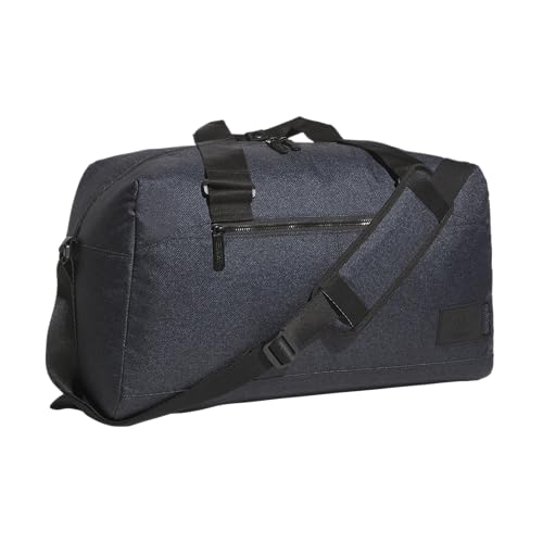 adidas Lounge Premium Sport Duffel Bag for Travel and Gym, Twill Black/Black, One Size