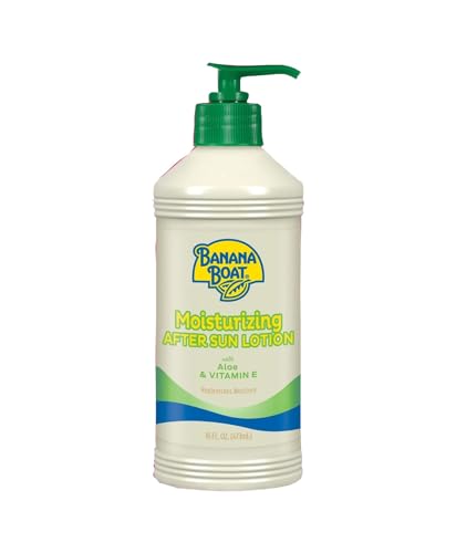 Banana Boat Aloe After Sun Lotion Pump 16 Ounce (473ml) (2 Pack)