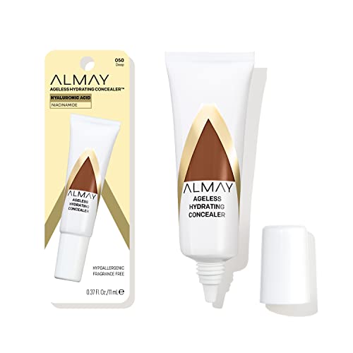Anti-Aging Concealer by Almay, Face Makeup with Hyaluronic Acid, Niacinamide, Vitamin C & E, Hypoallergenic-Fragrance Free
