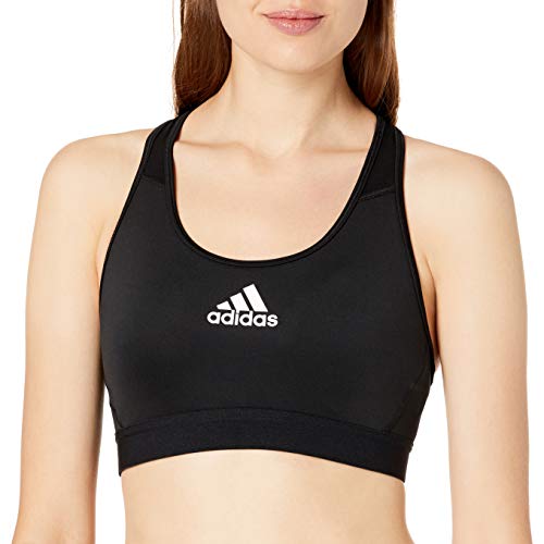 adidas Women's Medium Suppor Racer Back Don't Rest Alphaskin Padded Bra W/ Removable Pads