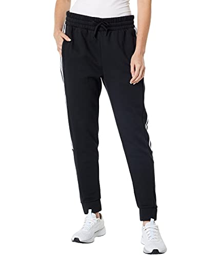 adidas Color-Block Regular Tapered Pants Black/White MD 27.5