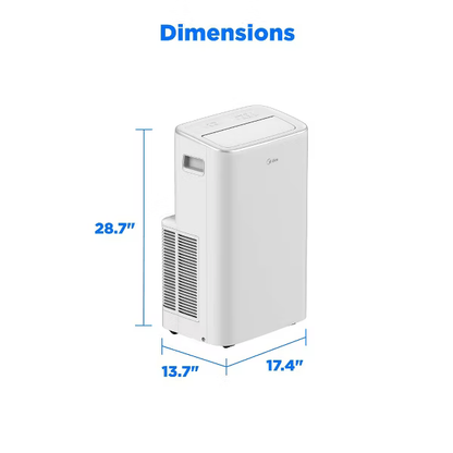 Midea Smart Inverter 10,000 BTU DOE Portable Air Conditioner
