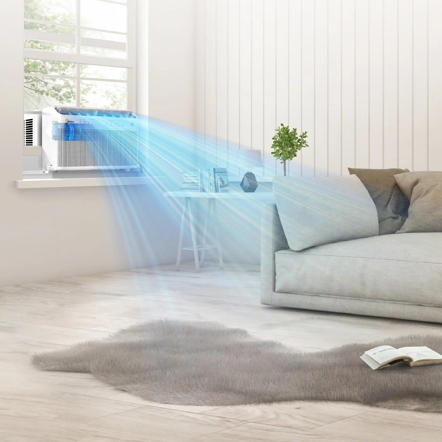 Midea 10,000 BTU DOE U-Shaped Smart Window Air Conditioner