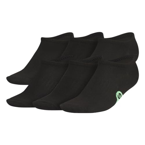 adidas Superlite Classic No Show Socks (6-Pairs) for Kids, Boys, Girls-Lightweight, Breathable Athletic Fit