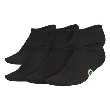 adidas Superlite Classic No Show Socks (6-Pairs) for Kids, Boys, Girls-Lightweight, Breathable Athletic Fit