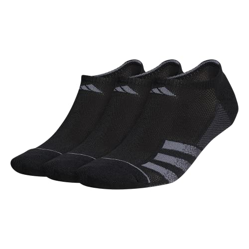 adidas Men's Superlite Stripe 3 No Show Socks (3-Pair)