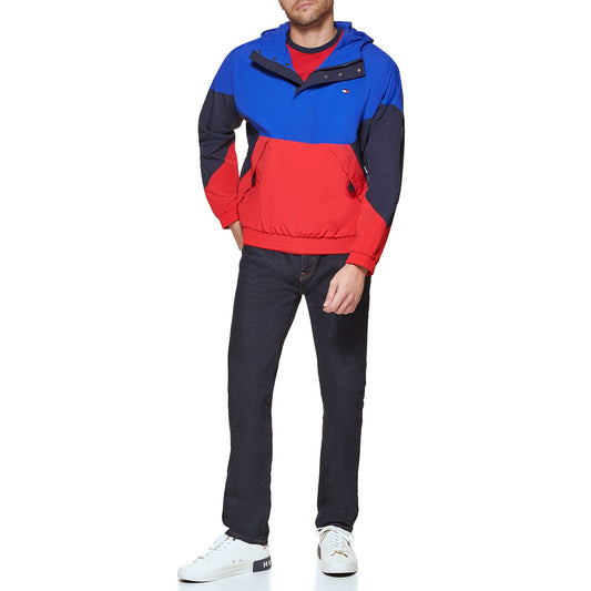 Tommy Hilfiger Men's Retro Lightweight Taslan Popover Jacket