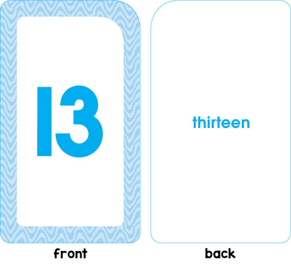 School Zone Numbers 0-25 Flash Cards: Toddler, Preschool, Kindergarten, Learn Math, Addition, Subtraction, Numerical Order, Counting, Problem Solving, Ages 4+, Packaging May Vary