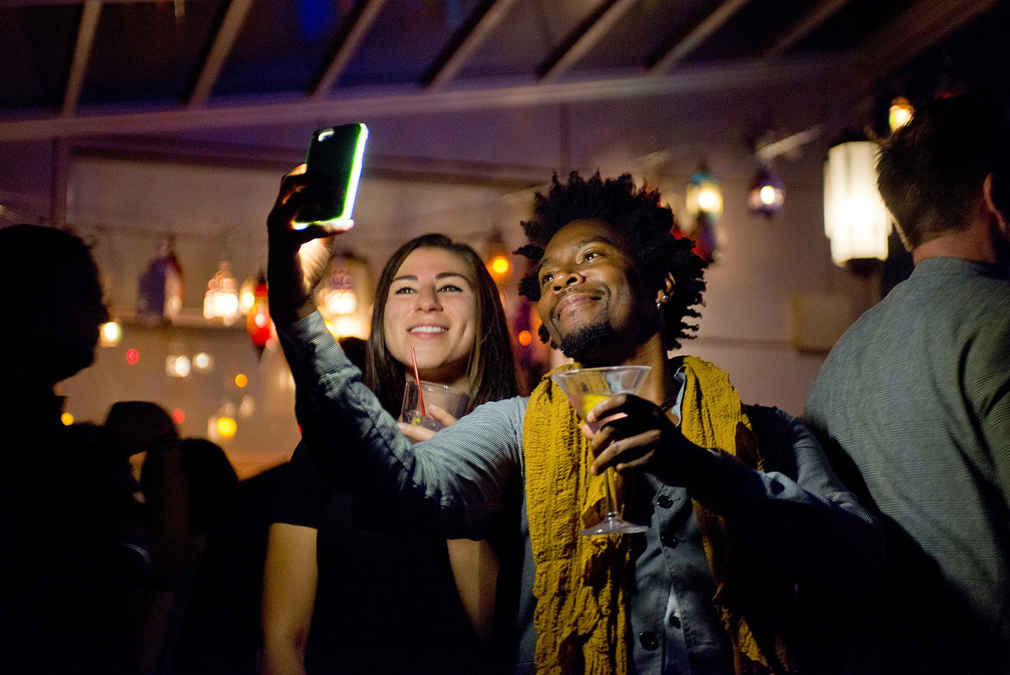 LuMee Two Cell Phone Case for iPhone 8 Plus (also fits iPhone 7 Plus), Illuminated LED, The Original and Authentic Celebrity Endorsed Light Up Case