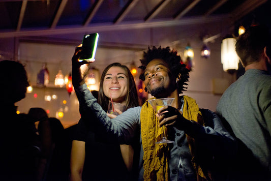 LuMee Two Cell Phone Case for iPhone 8 Plus (also fits iPhone 7 Plus), Illuminated LED, The Original and Authentic Celebrity Endorsed Light Up Case