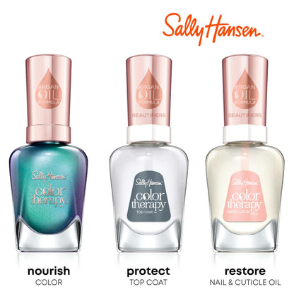 Sally Hansen Color Therapy, My Sheer, Argan Oil, Long Lasting, Nail Treatment