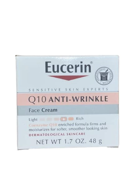 Eucerin Q10 Anti-Wrinkle Sensitive Skin Creme 1.7 oz (48 g)