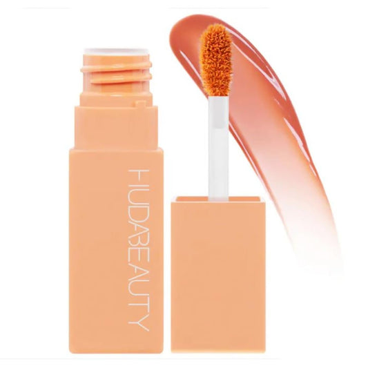 Huda Lip Blush Creamy Lip & Cheek Stain - Peachy Kiss (Sheer Peach) - 0.20 oz / 6 mL