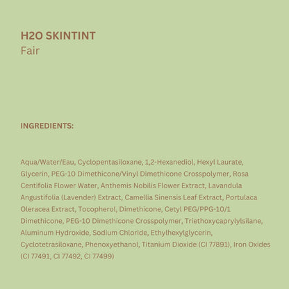 Pixi Beauty H20 SkinTint Tinted Face Gel, 1.2 fl oz / 35 ml, Poercelain