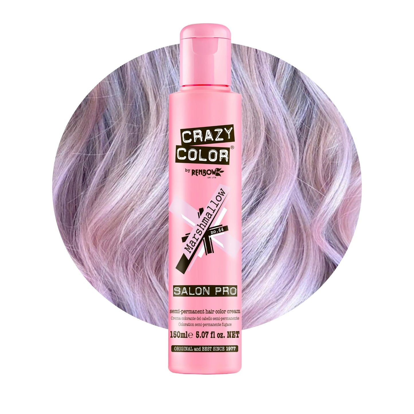 Crazy Color Peppermint Semi-Permanent Conditioning Hair Dye (150ml)